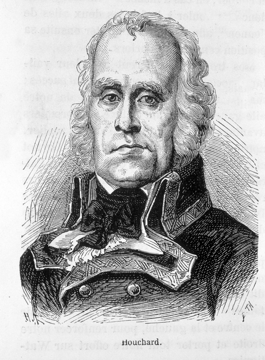 Retrato de Jean Nicolas Houchard (1738 - 1793), general francais - em "L