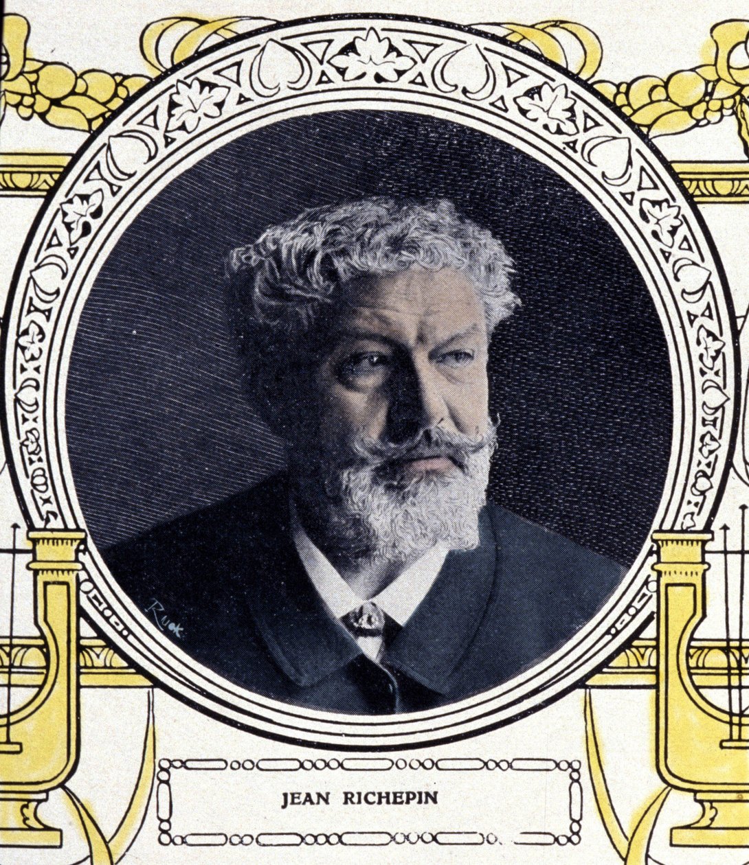 Retrato de Jean Richepin (1849-1926), escritor francês. de French School