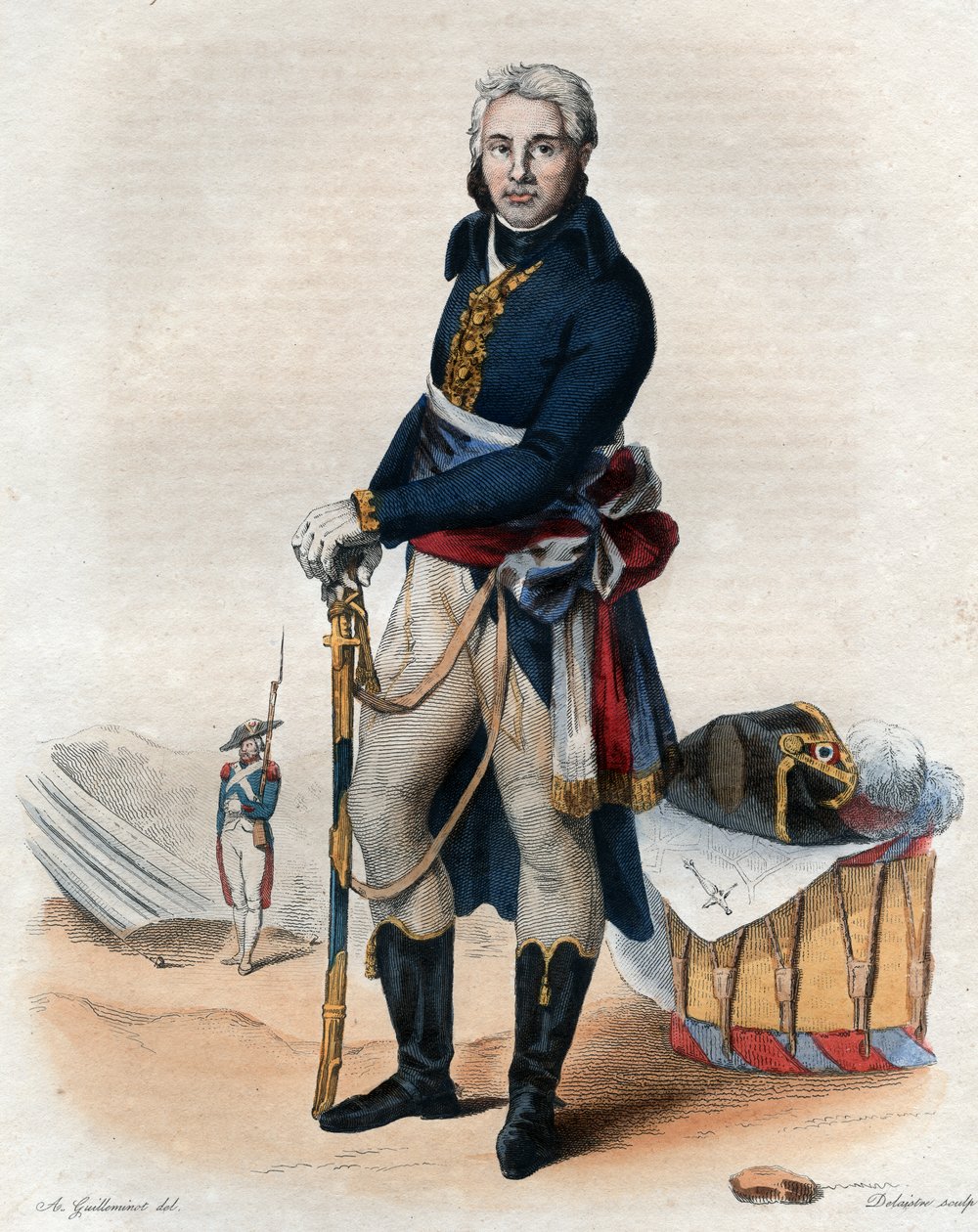Retrato de Jean Victor Moreau (1763-1813), general francês. de French School