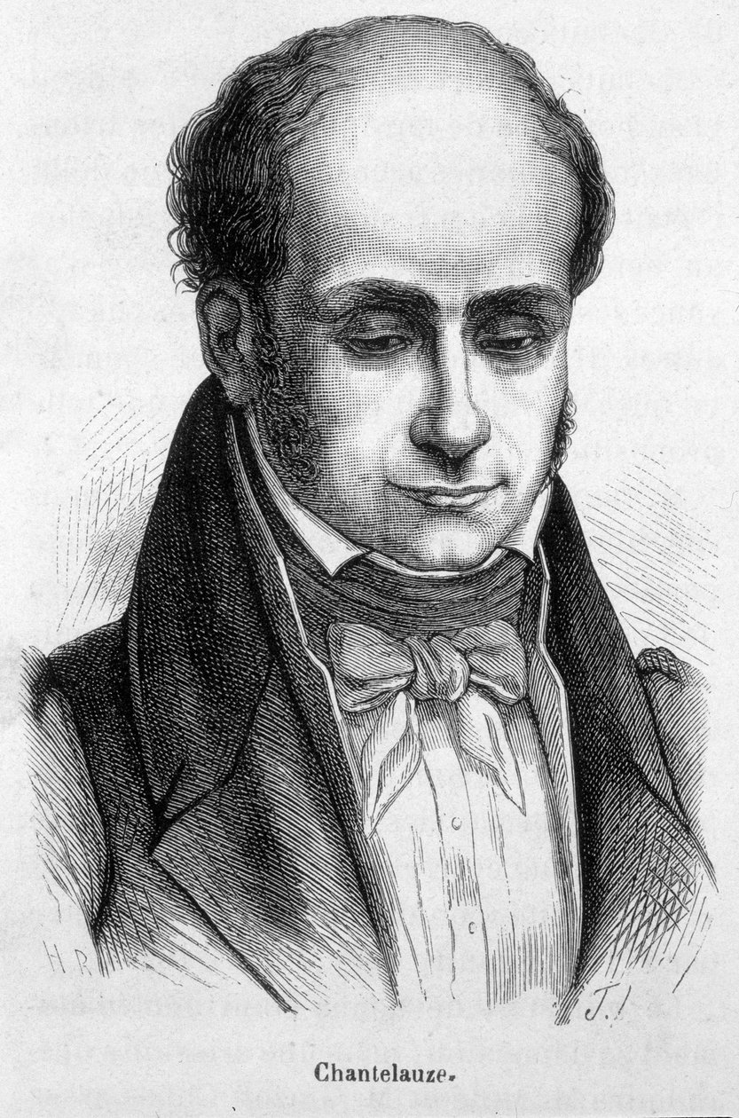Retrato de Jean de Chantelauze (1787-1859), Ministro da Justiça. de French School