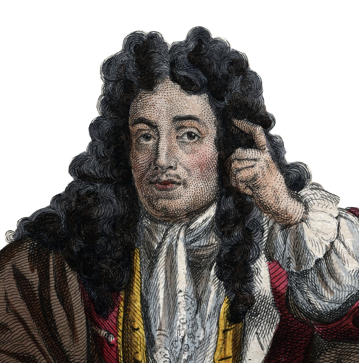 Retrato de Jean de La Bruyere (Labruyere) (1645-1696) de French School