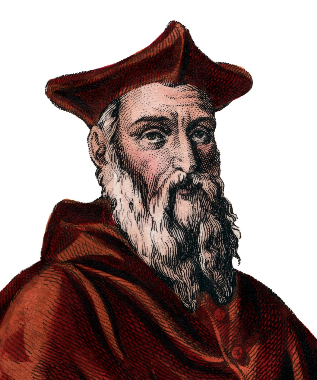 Retrato de Jean du Bellay (1492-1560), cardeal e diplomata franceses. de French School