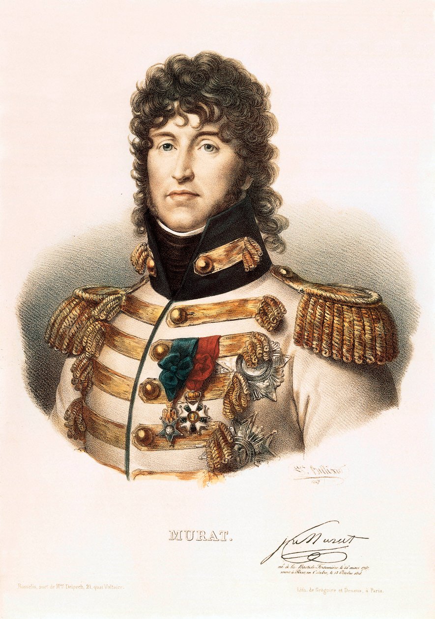 Retrato de Joachim Murat (1767-1815), marechal de France, rei de Nápoles de French School