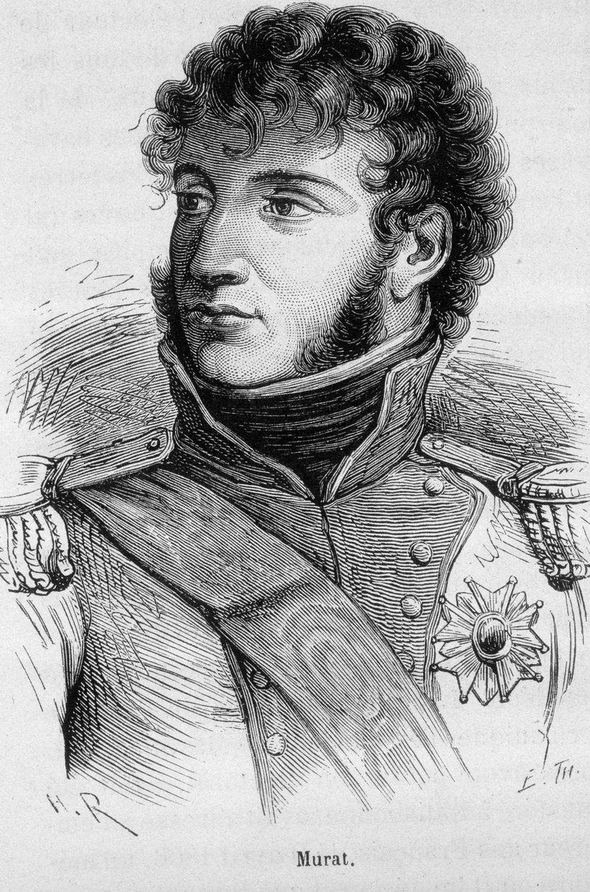 Retrato de Joachim Murat (1767 - 1815) - em "L