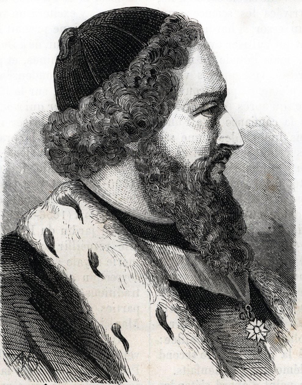 Retrato de Joseph Pitton de Tournefort (1656-1708) (gravura) de French School