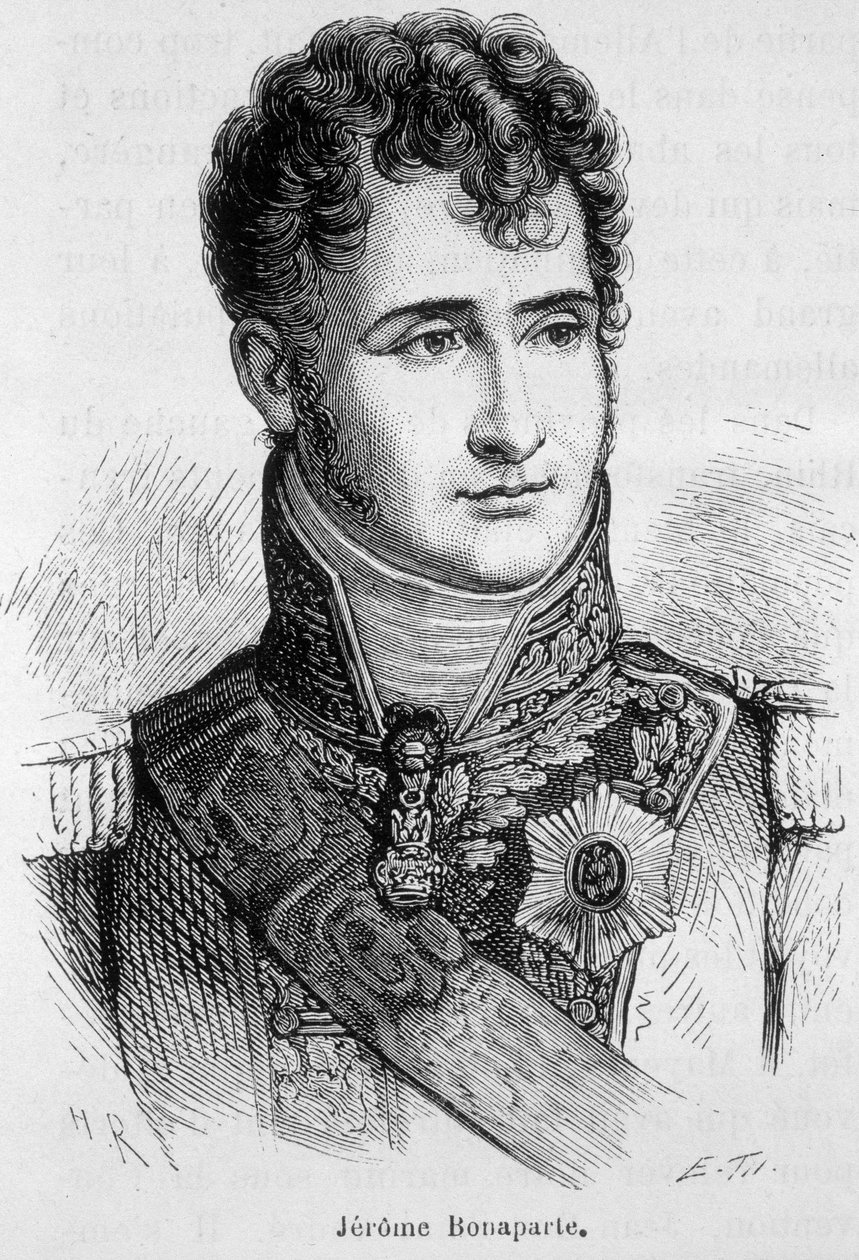 Retrato de Jérôme Bonaparte (1784 - 1860) - em "L