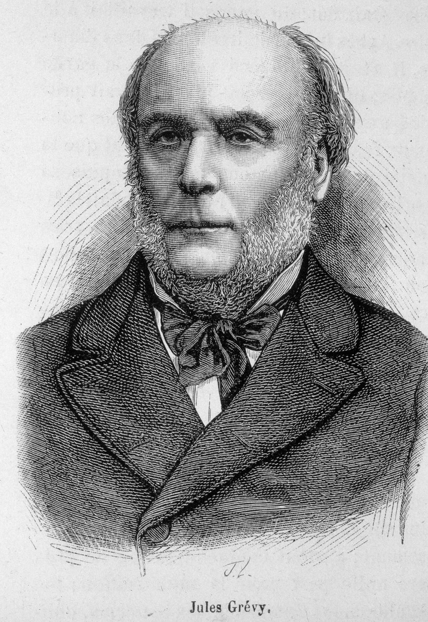 Retrato de Jules Grèvy (1807 - 1891), político francês - em "L