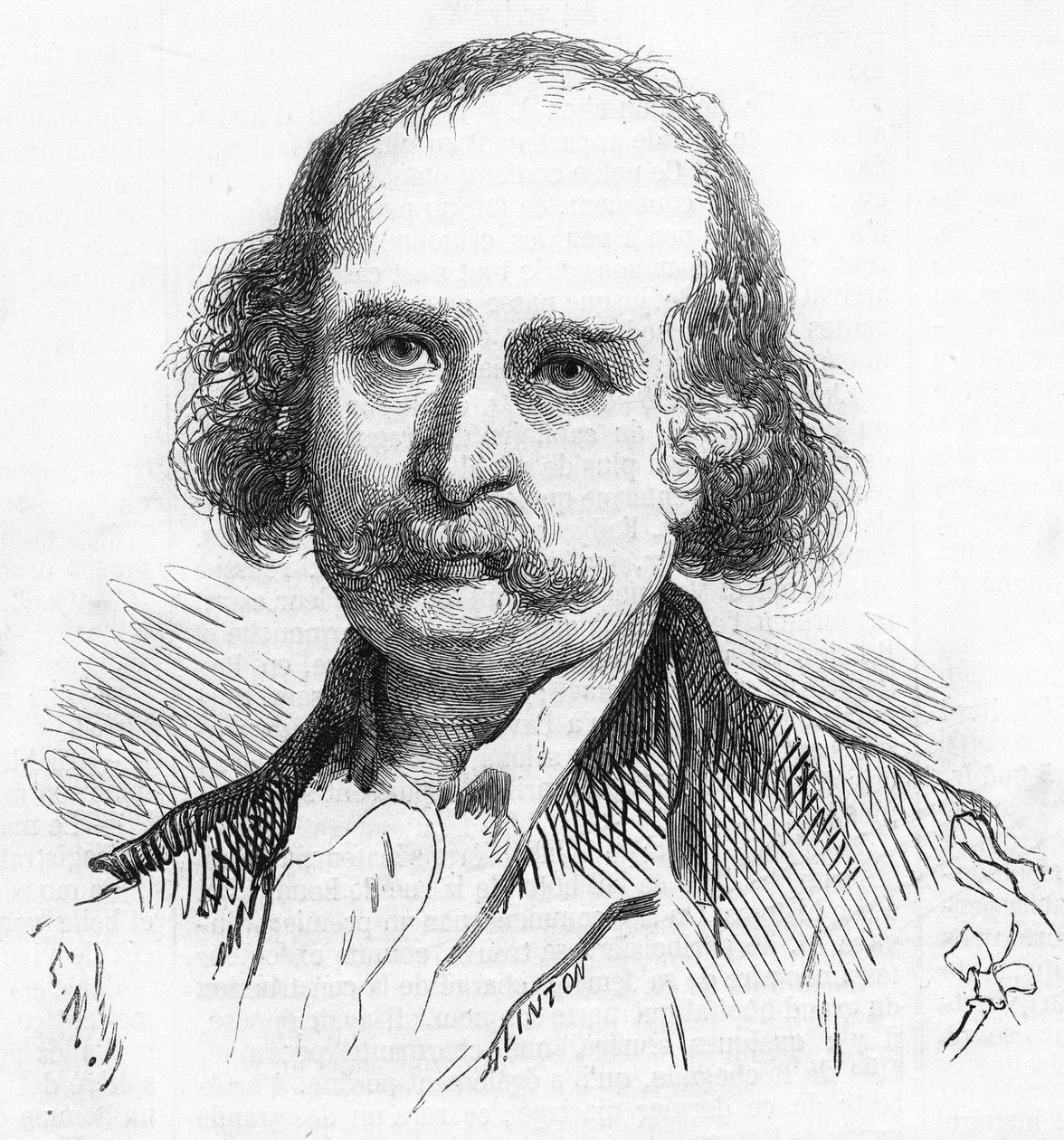 Retrato de Jules Sandeau (1811-1883) escritor francês. de French School