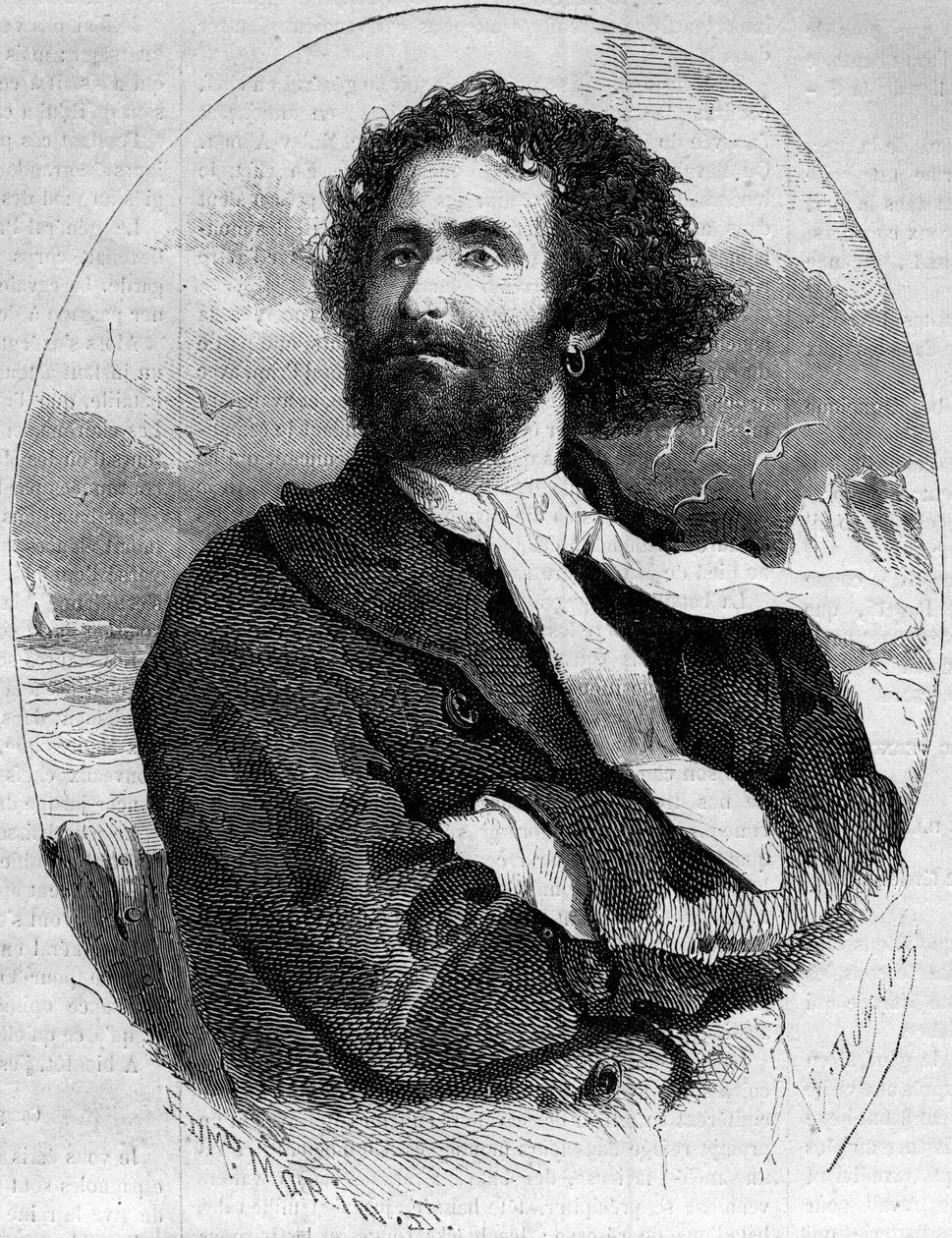 Retrato de Lafontaine (Henry Lafontaine de French School