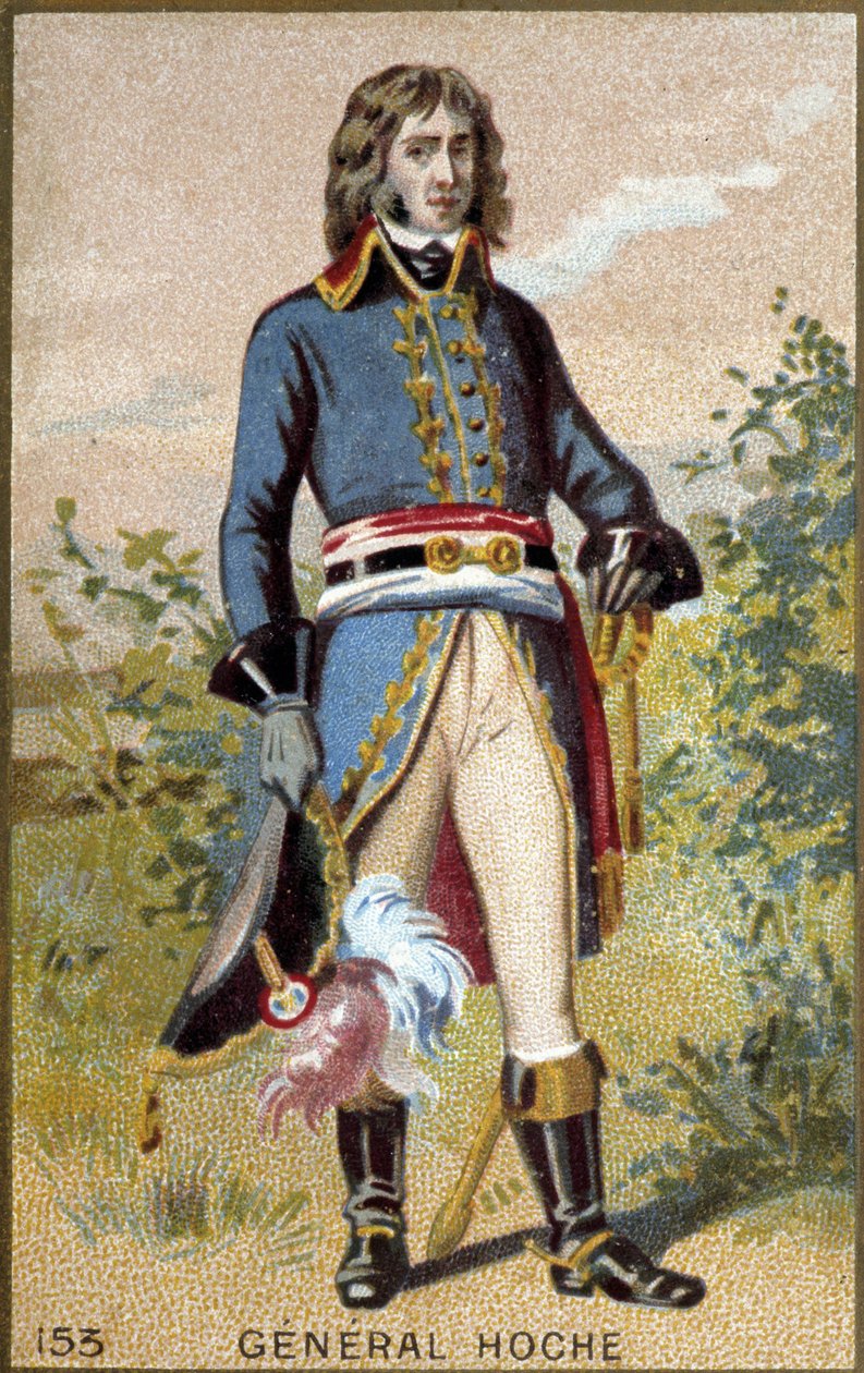 Retrato de Lazare Louis Hoche (1768-1797), general francês. de French School