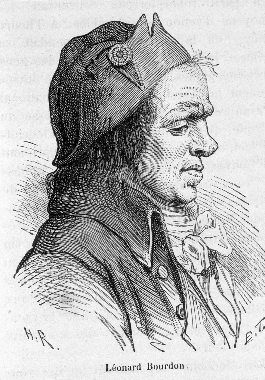 Retrato de Leonard Bourdon (1754-1807), político francês - em "L