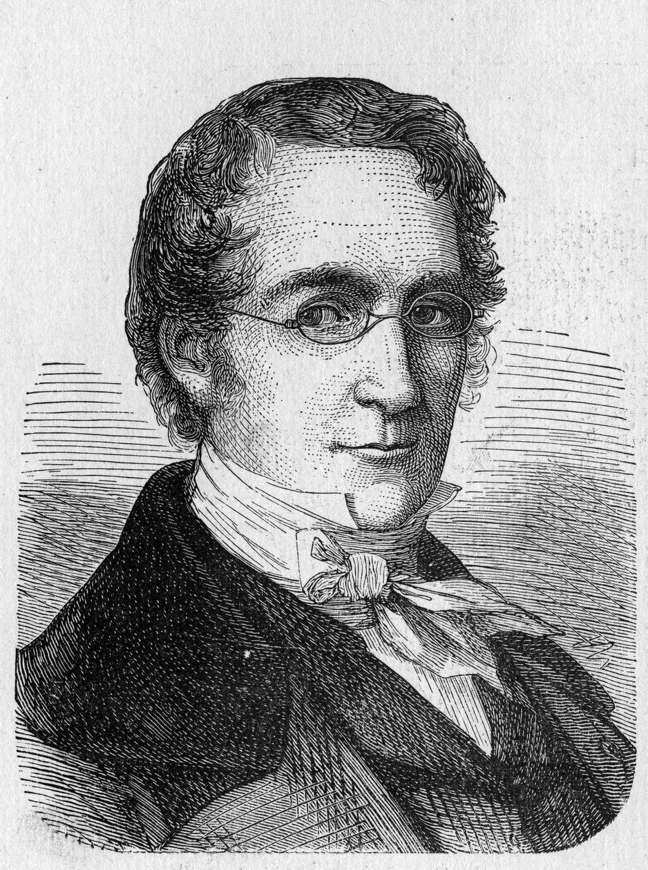 Retrato de Louis-Joseph Gay-Lussac (Louis Joseph Gay Lussac) (1778 - 1850) - no "Álbum da Ciência; ilustres estudiosos; Grandes Descobertas" 1896. de French School