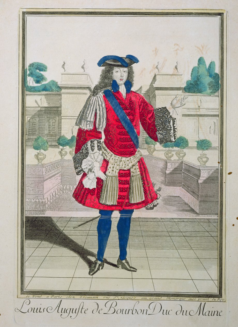 Retrato de Louis Auguste Bourbon (1670-1736) Duque de Maine de French School
