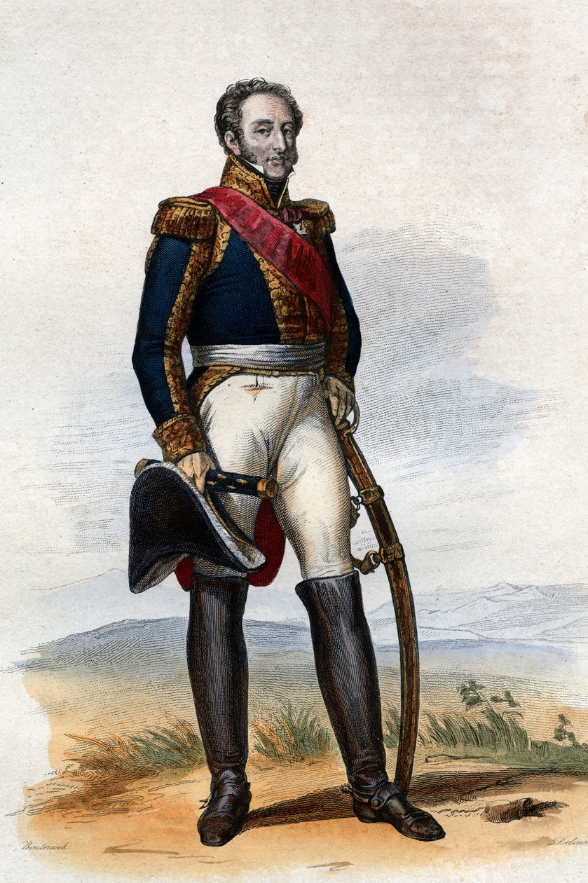 Retrato de Louis Gabriel Suchet (1770-1826), 1º Duc d&39;Albufera e Marechal da França. de French School
