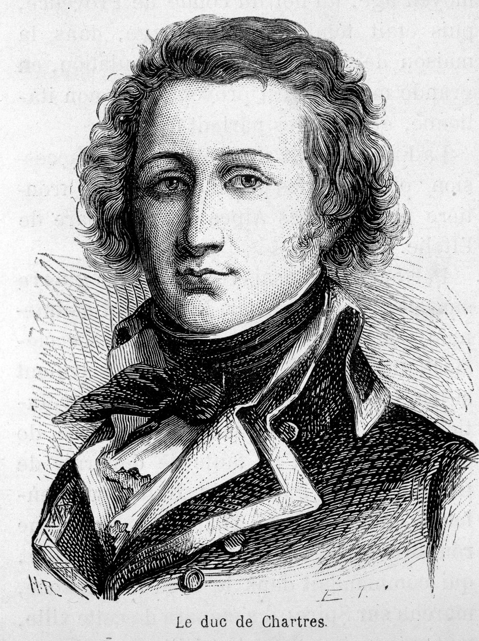 Retrato de Louis Philippe II Joseph, duque de Orléans e Chartres, conhecido como Philippe Egalité de French School