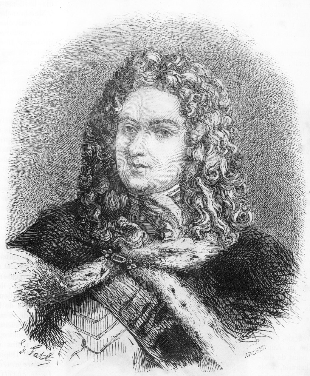Retrato de Louis de Rouvroy duc de Saint-Simon de French School