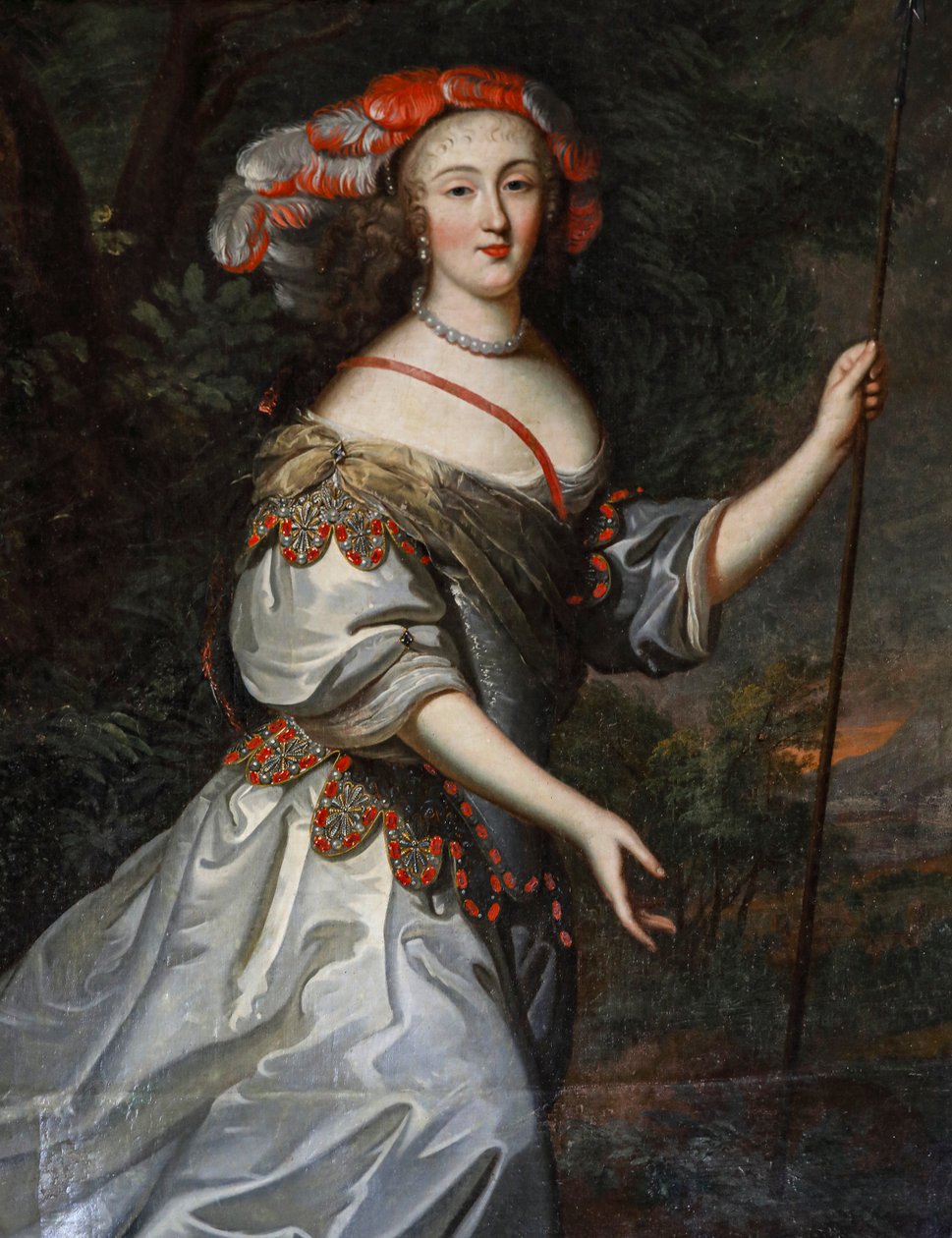 Retrato de Lúcia de Tourville. óleo sobre tela de French School