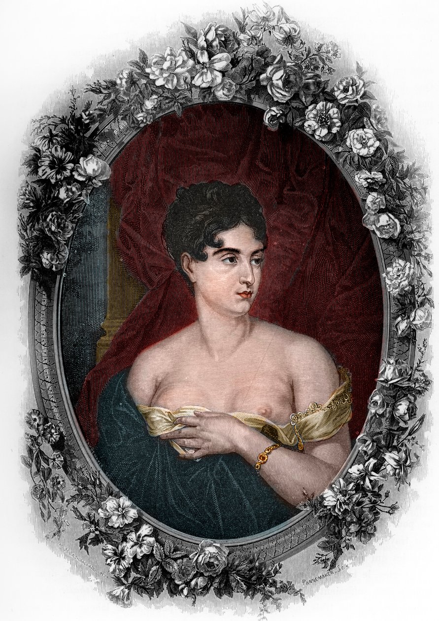 Retrato de Marguerite Josephine Wiemer (Marguerite Georges) de French School
