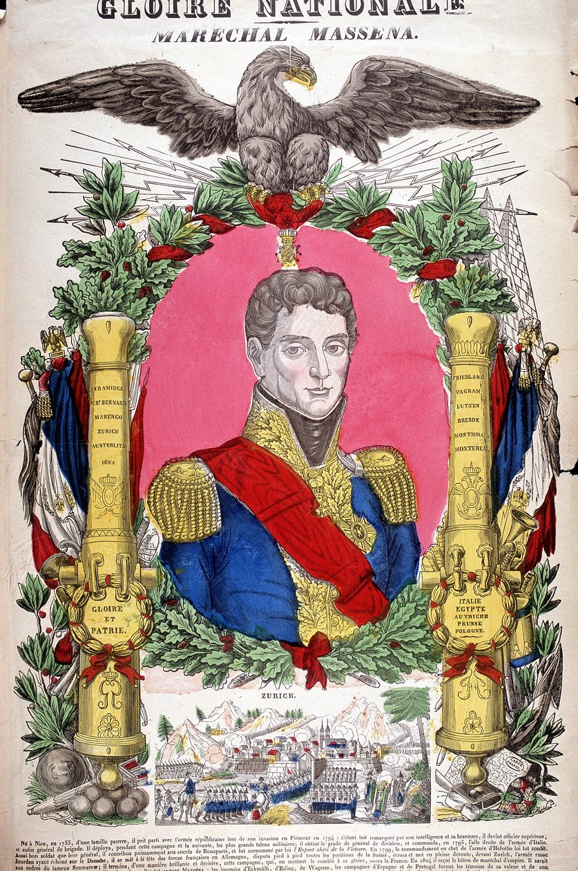 Retrato do Marechal Massena (1756 - 1817). de French School