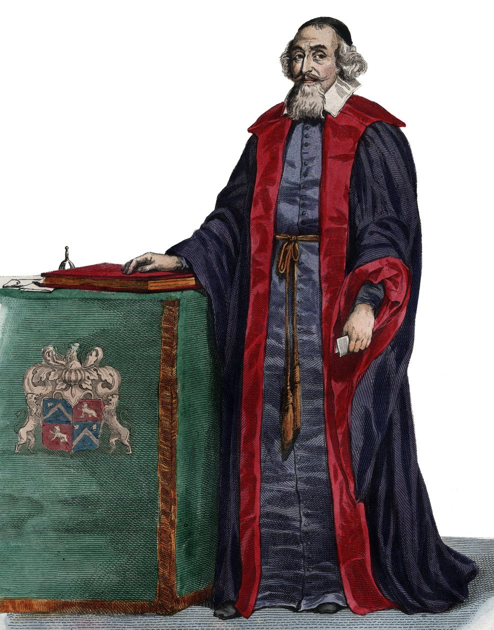 Retrato de Mathieu Mole (1584-1656), estadista francês. de French School