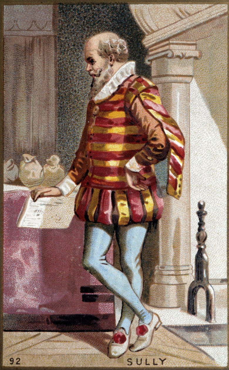 Retrato de Maximiliano de Bethune, Barão de Rosny, Duque de Sully (1560-1641), político francês. de French School