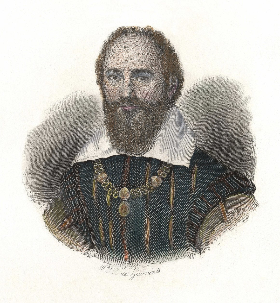 Retrato de Maximilian de Bethune, Barão de Rosny e Duque de Sully de French School