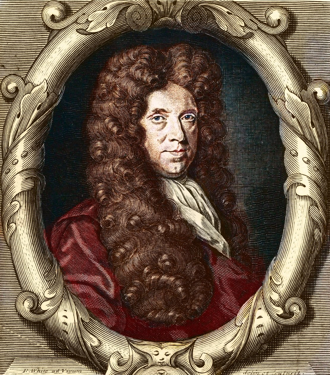 Retrato de Neremiah Cresceu (1641-1721). Botânico inglês. de French School