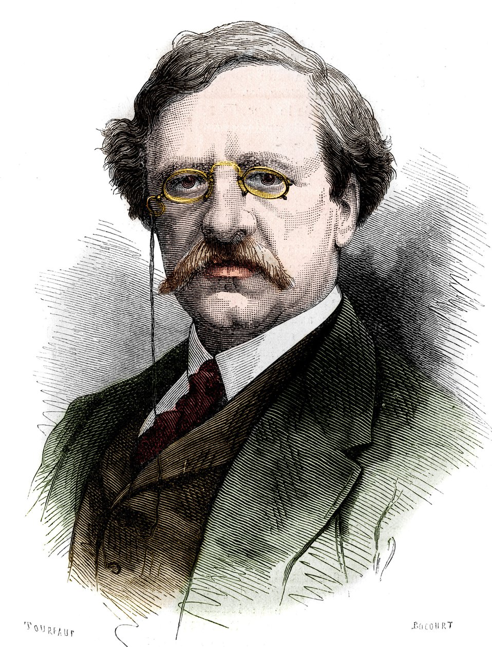 Retrato de Nils Adolf Erik (Eric) Barão Nordenskjold (Nordenskiold) (1832-1901), naturalista e explorador sueco. Gravura no "Le Monde Illustré" n°1178 de 25 de outubro de French School