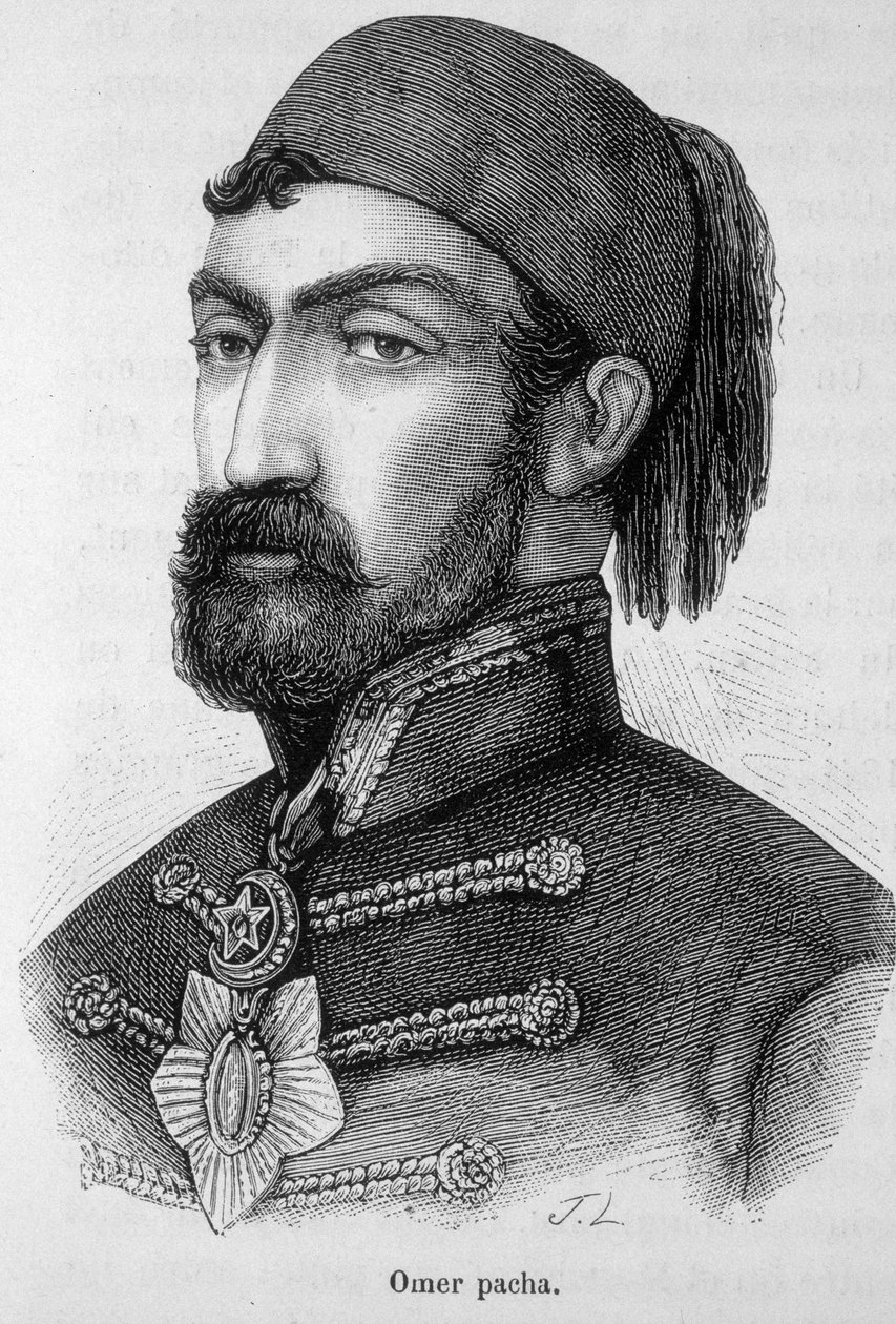 Retrato de Omer Pacha - em "L
