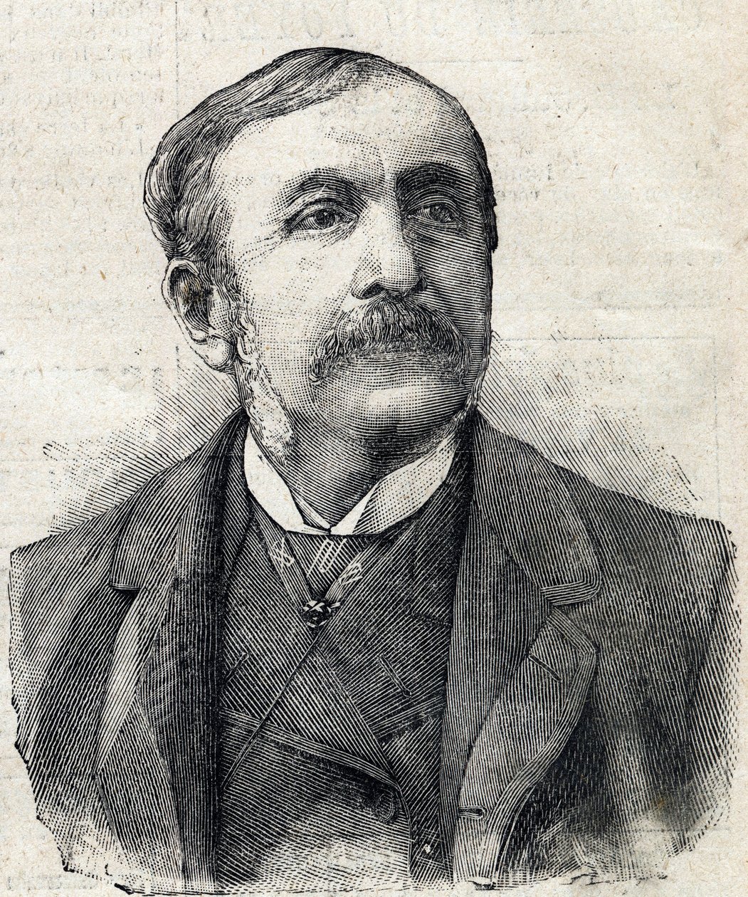 Retrato de Paul, Conde de Remusat (1831-1897) Jornalista e escritor francês de French School