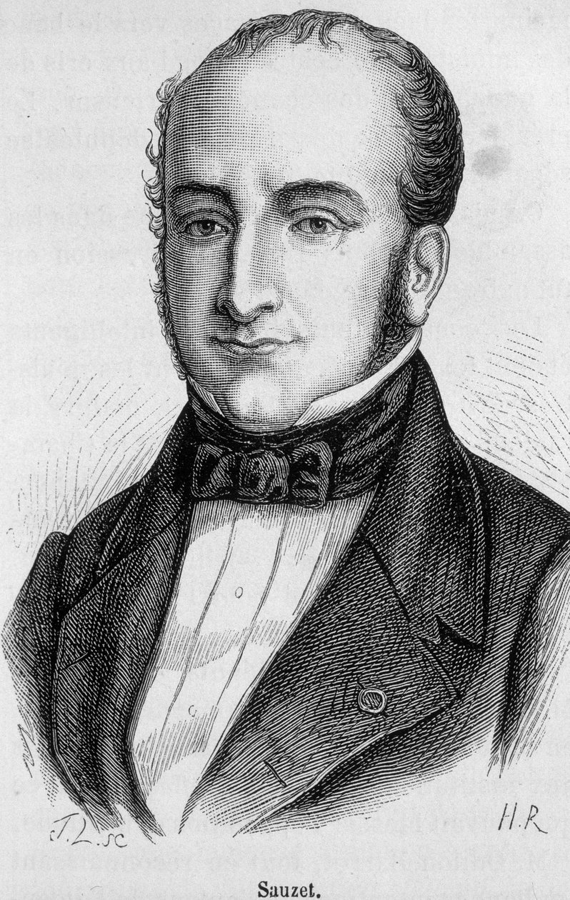 Retrato de Paul Jean Pierre Sauzet (1809-1876) de French School