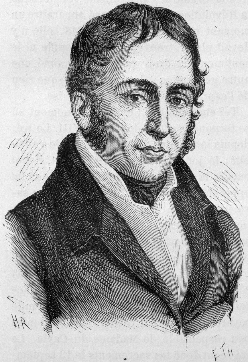 Retrato de Paul Louis Courier - em "L