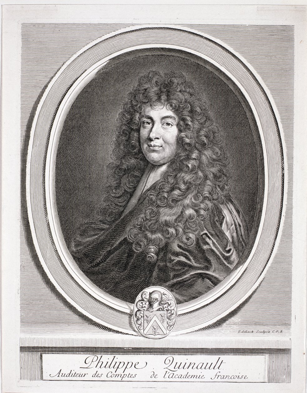 Retrato de Philippe Quinault (1635-88) de French School