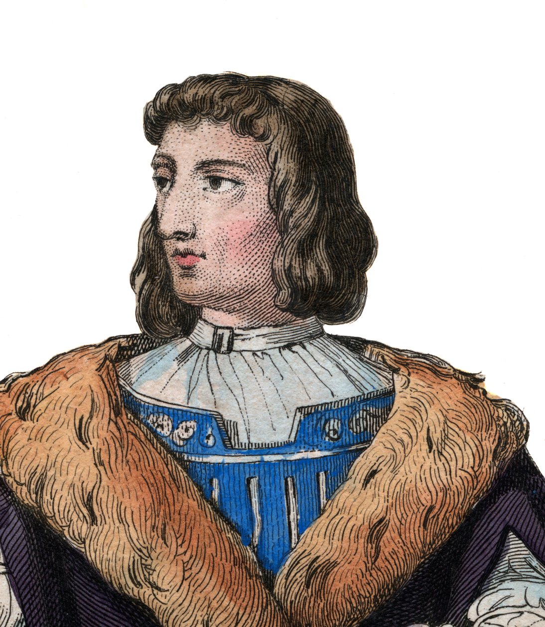 Retrato de Philippe de Commines (1447-1511), escritor e diplomata francês. de French School