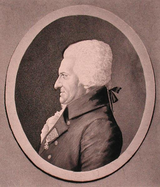 Retrato de Pierre-Alexandre Monsigny (1729-1817) gravado por Edme Quenedey (1756-1830) (gravura) de French School