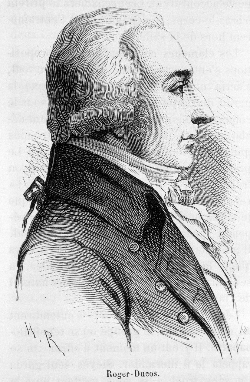 Retrato de Pierre-Roger Ducos, político francês (1747-1816) de French School