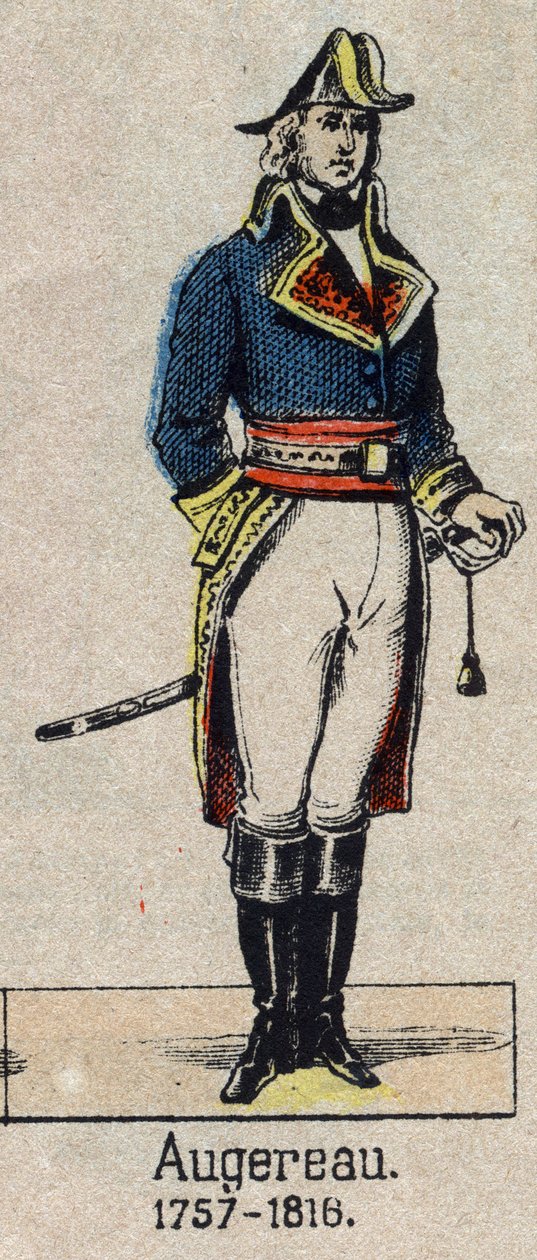 Retrato de "Pierre Francois Charles Augereau, Duque de Castiglione (marechal Augereau) Marechal da França (Paris de French School