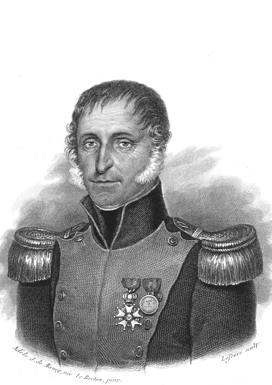 Retrato de Pierre Thomas Laurent Paillette (1776-1835) (gravura) de French School