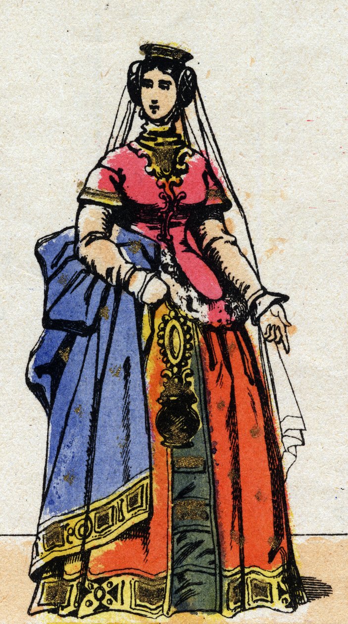 Retrato da Rainha Joana de Evreux (1307-1371). de French School