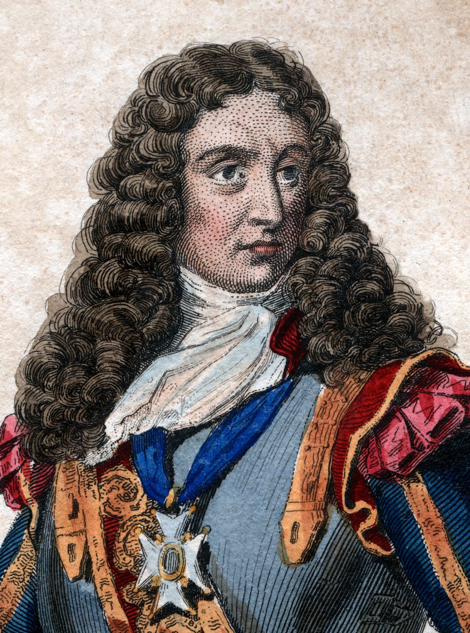 Retrato de Rene Duguay Trouin (chamado de Rene Trouin du Gue) (1673-1736), corsário francês. de French School