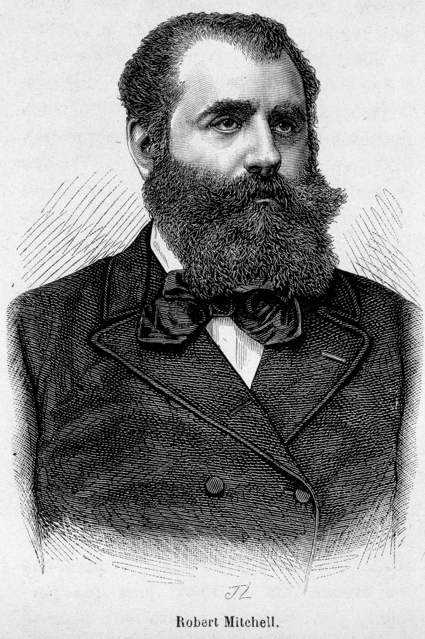 Retrato de Robert Mitchell - em "L