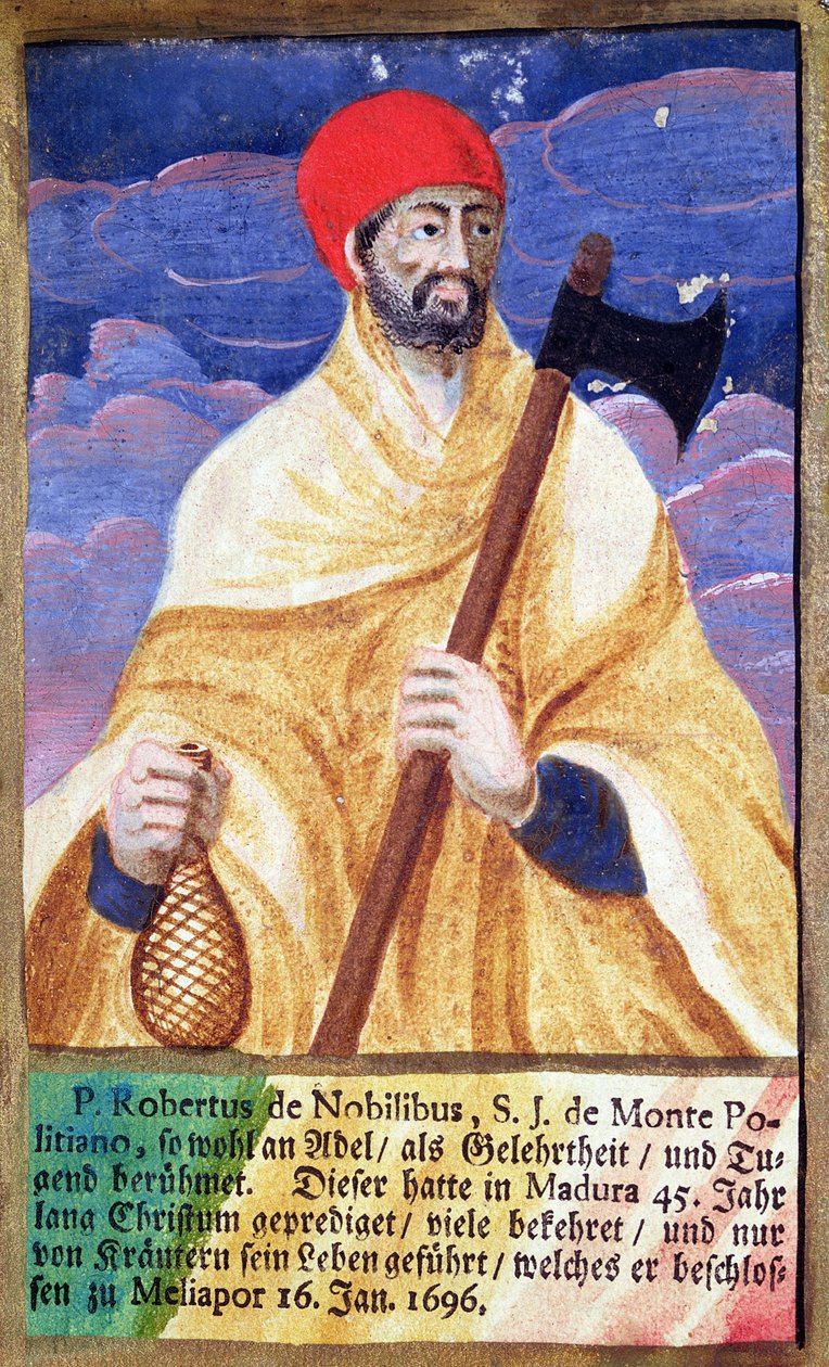 Retrato de Roberto de Nobili (1577-1656) de French School