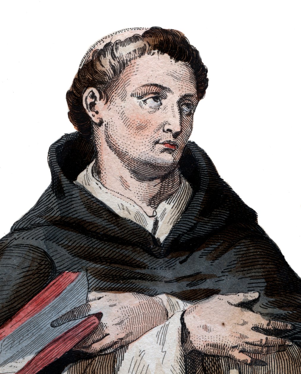 Retrato de São Bernardo de Clairvaux (1090-1153), abade francês e construtor da ordem cisterciense reformadora. de French School