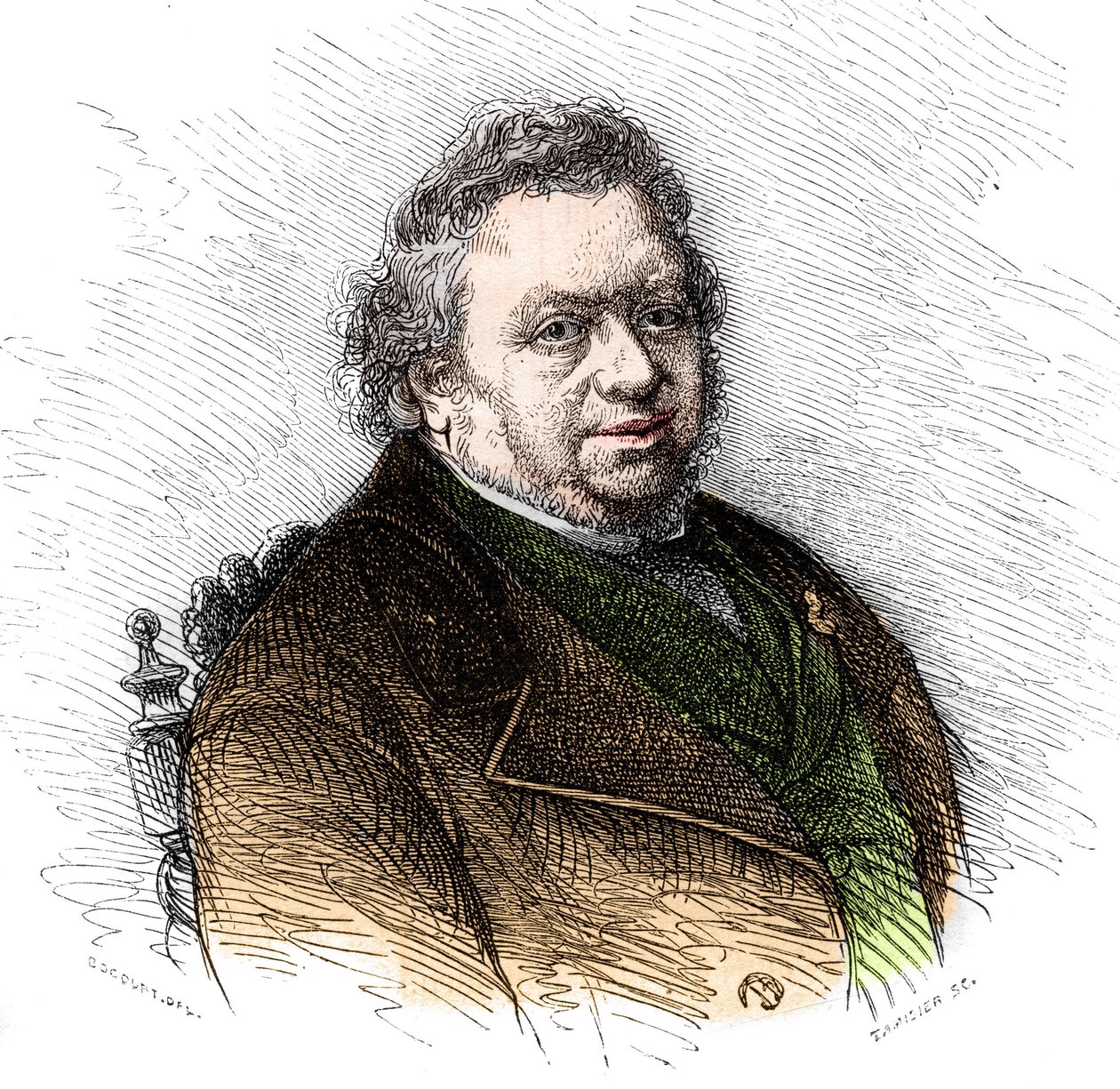 Retrato de Santo Agostinho (Xavier Boniface de Saintine de French School