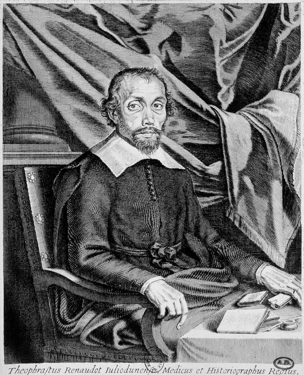 Retrato de Théophraste Renaudot de French School