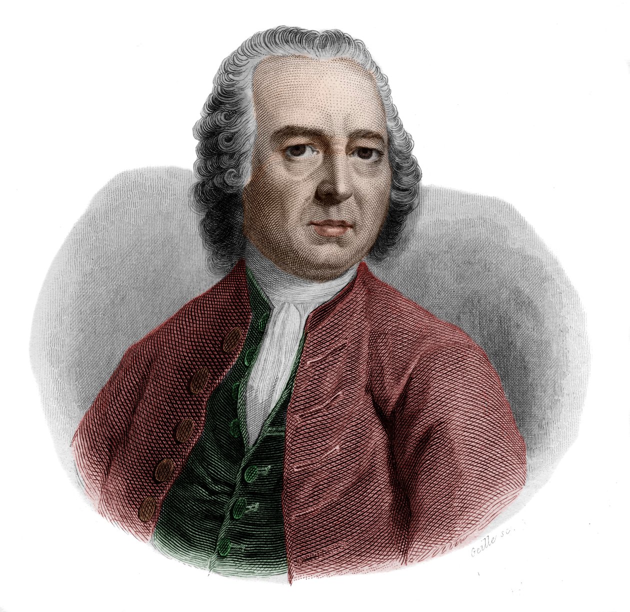 Retrato de Valentin Jamerey-Duval (1695-1775), bibliotecário francês e secretário. de French School