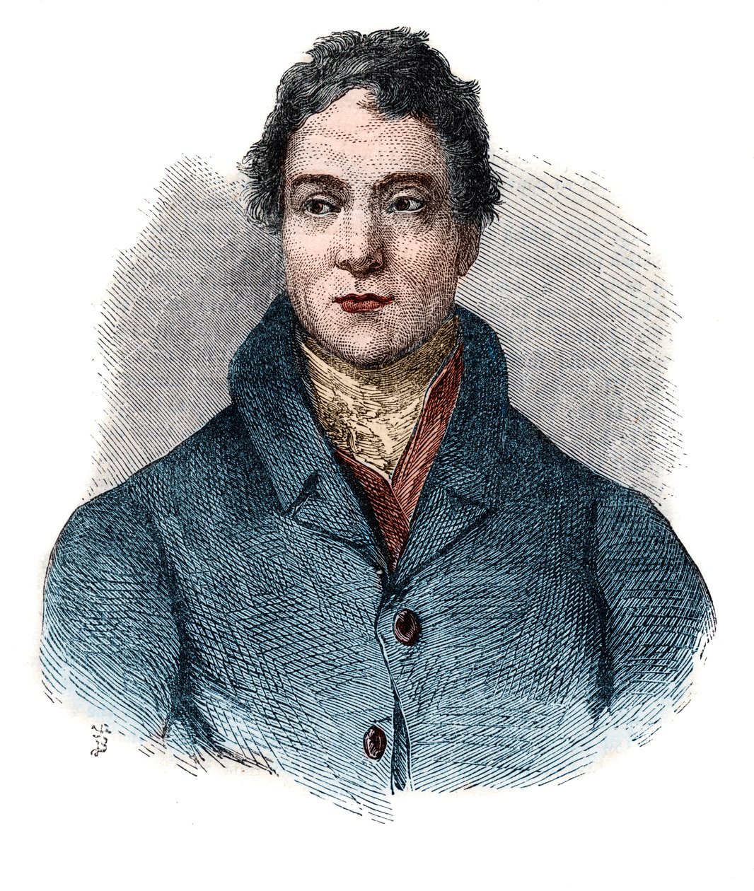 Retrato de William Huskisson (1770-1830) foi um estadista britânico. de French School
