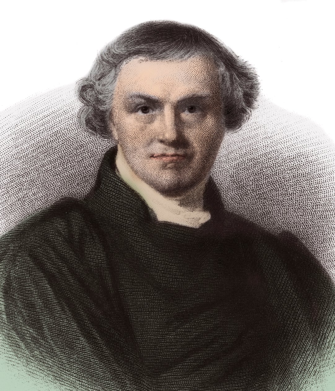 Retrato de William Whewell (1794-1866), filósofo e historiador britânico. de French School