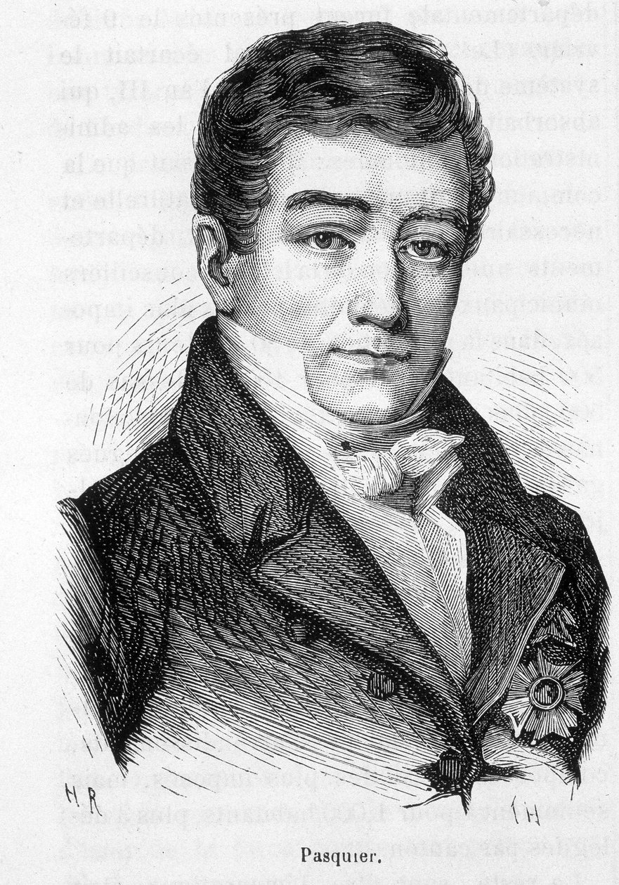 Retrato de um político francês (1767 a 1862). - in "L