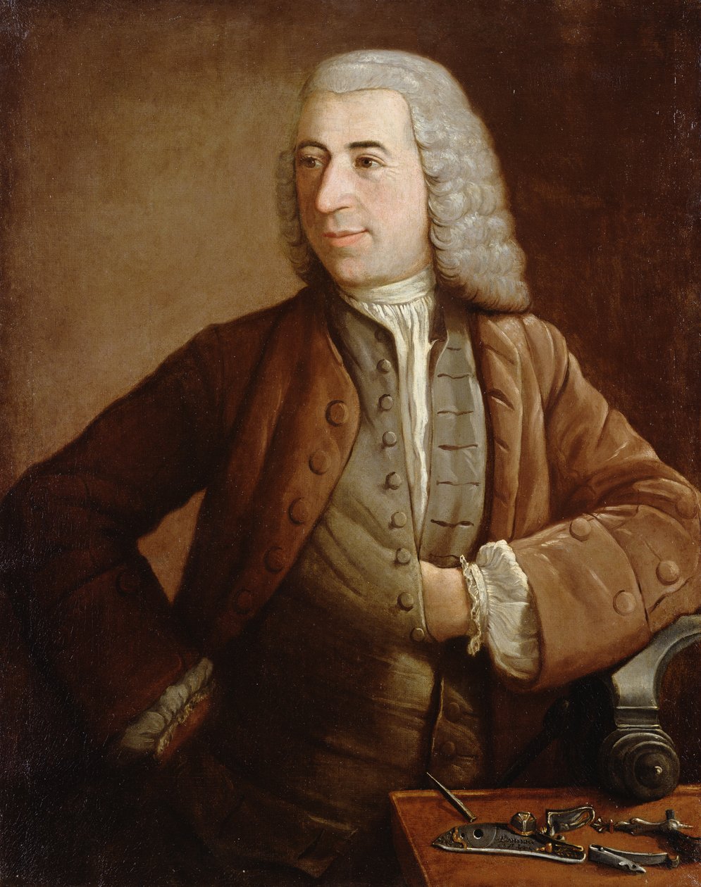 Retrato de um ourives de French School